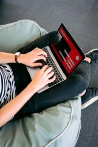 high quality single page websites on a computer screen
